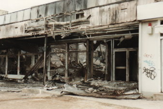 Großbrand Kaufhalle VI Großbrand Kaufhalle VI